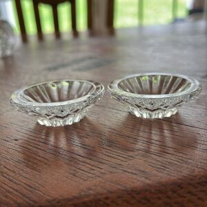 Set of 2 Baccarat Massena Individual Salt and Pepper Dips